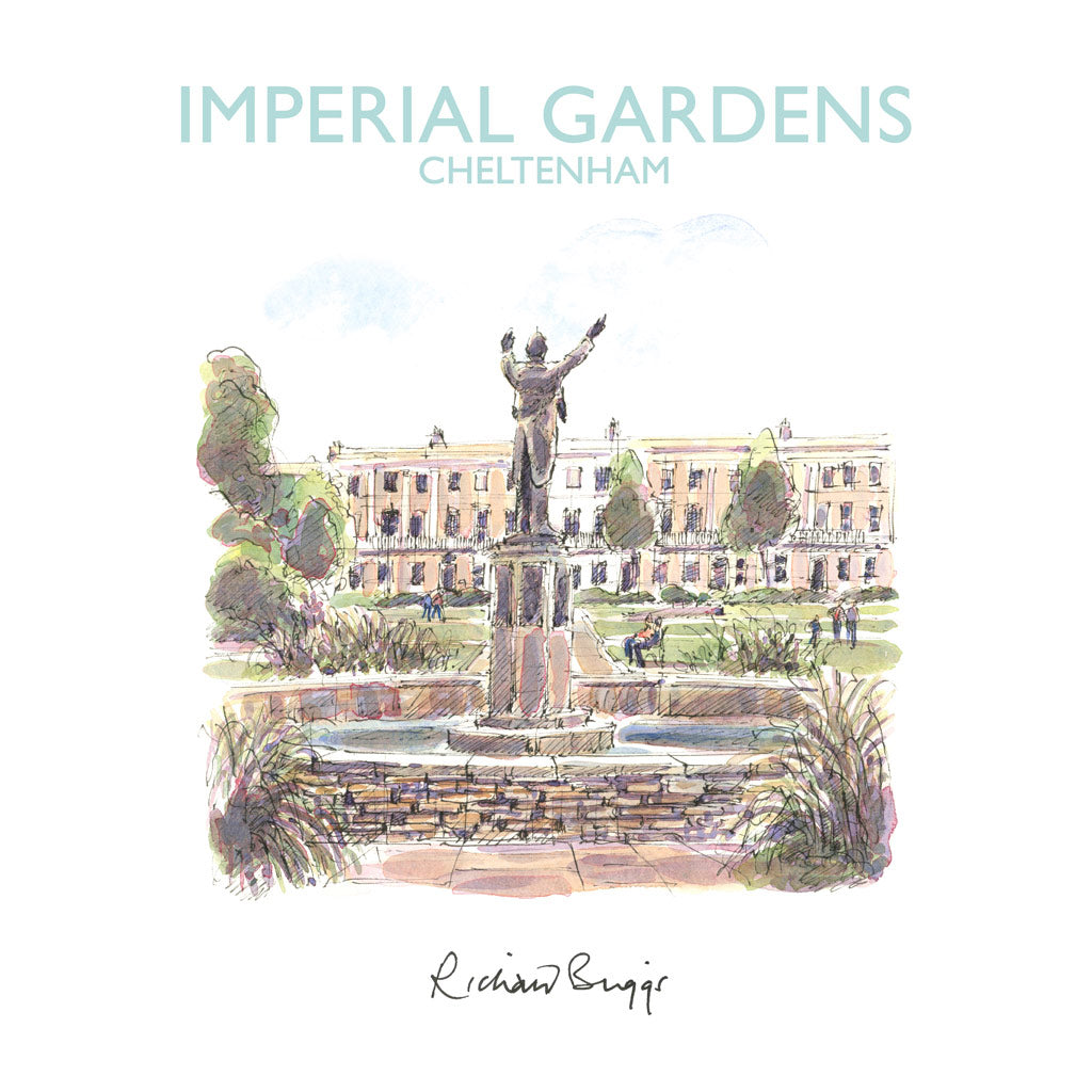 BRI274: Cheltenham Gustav Holst, Imperial Gardens, Cheltenham