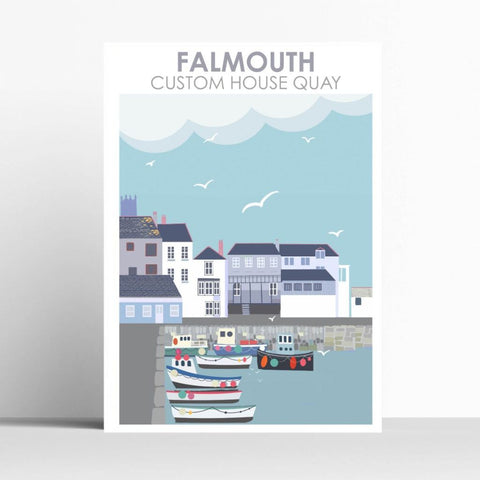 BOYNS233:Falmouth, Custom House Quay