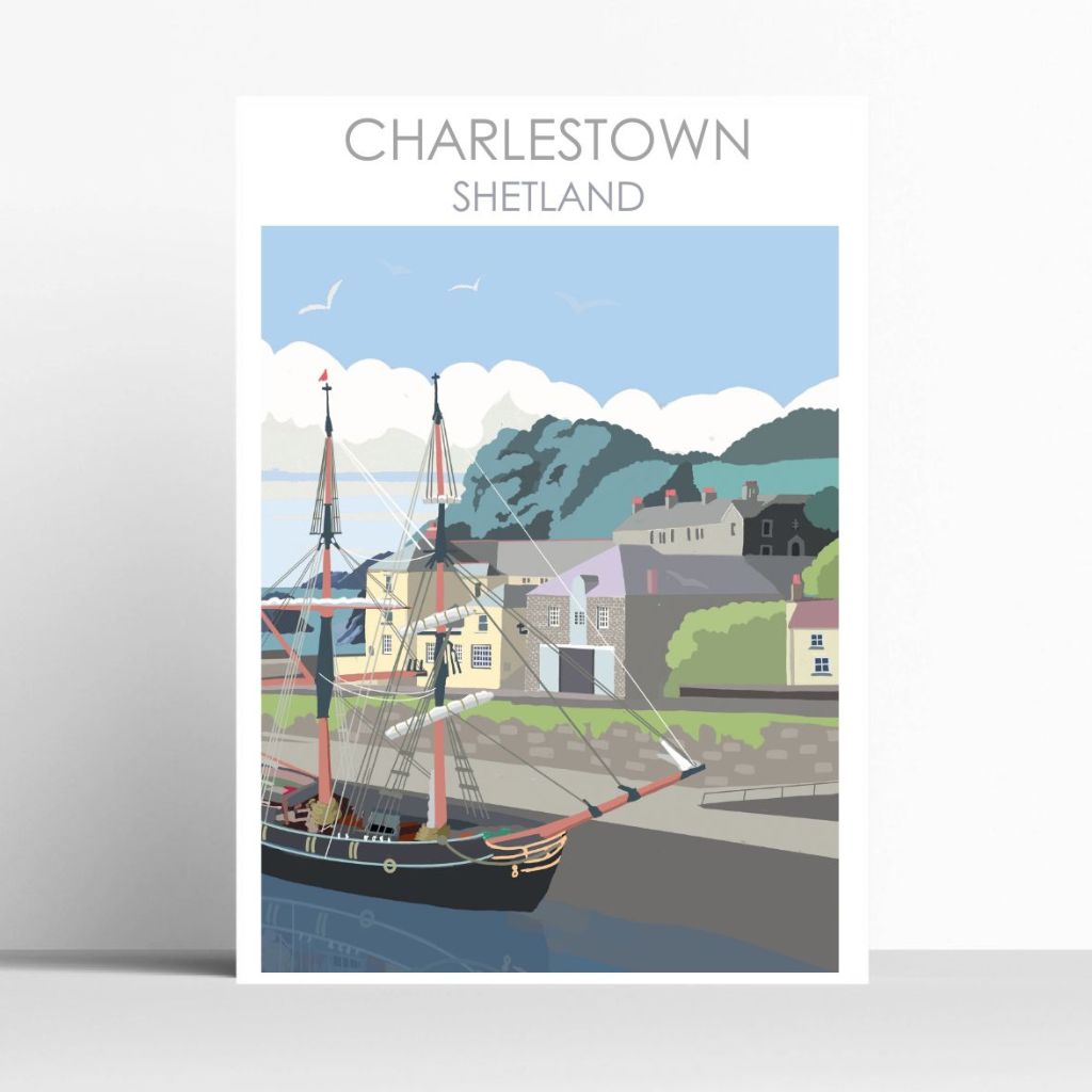 BOYNS212:Charlestown, Shetland