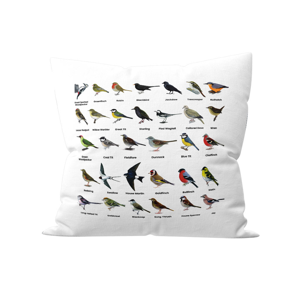 CHSE143: British Garden Birds Cushion