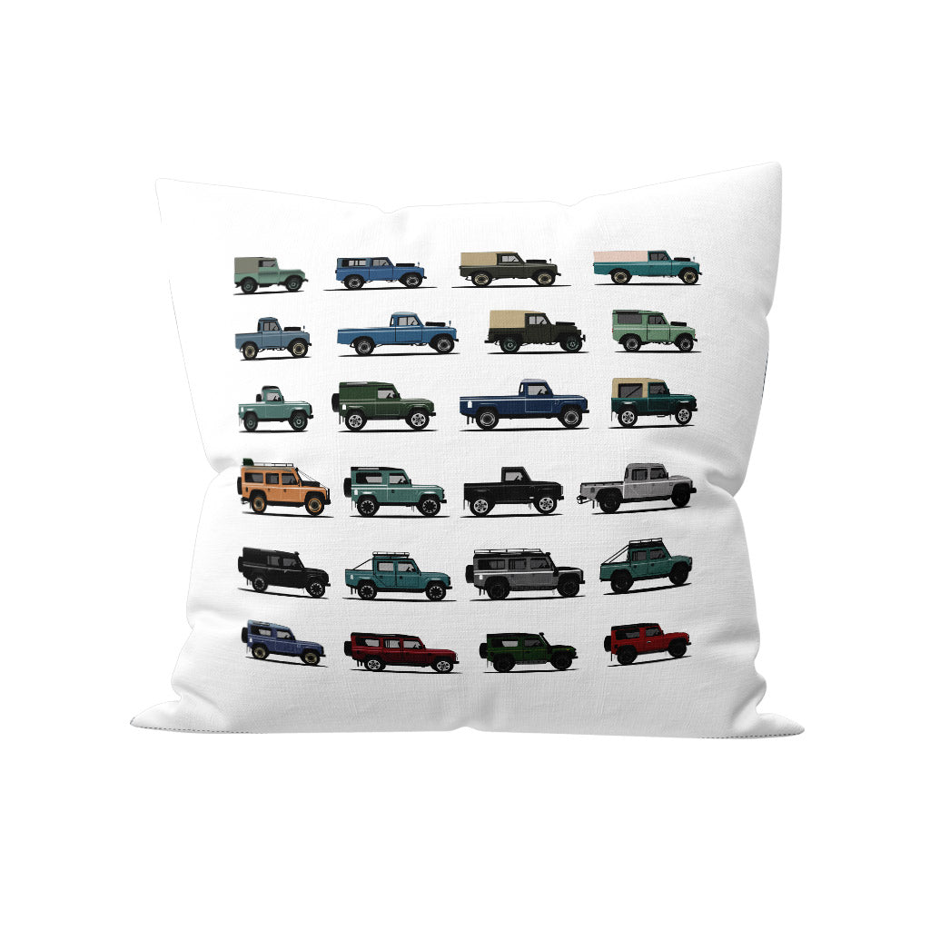 CHSE148: Land Rovers Cushion