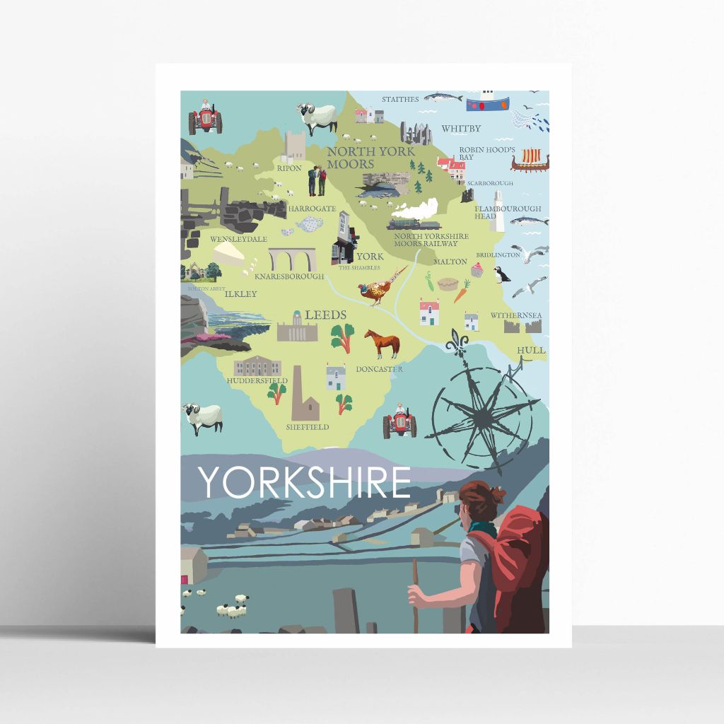 BOYNS389:Yorkshire Map