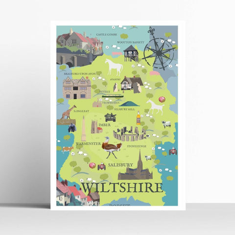 BOYNS375:Wiltshire Map