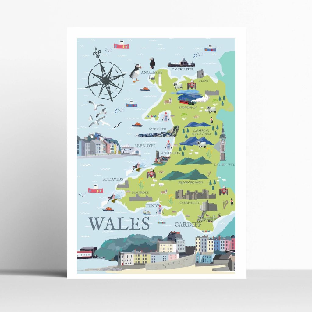 BOYNS346:Wales Map