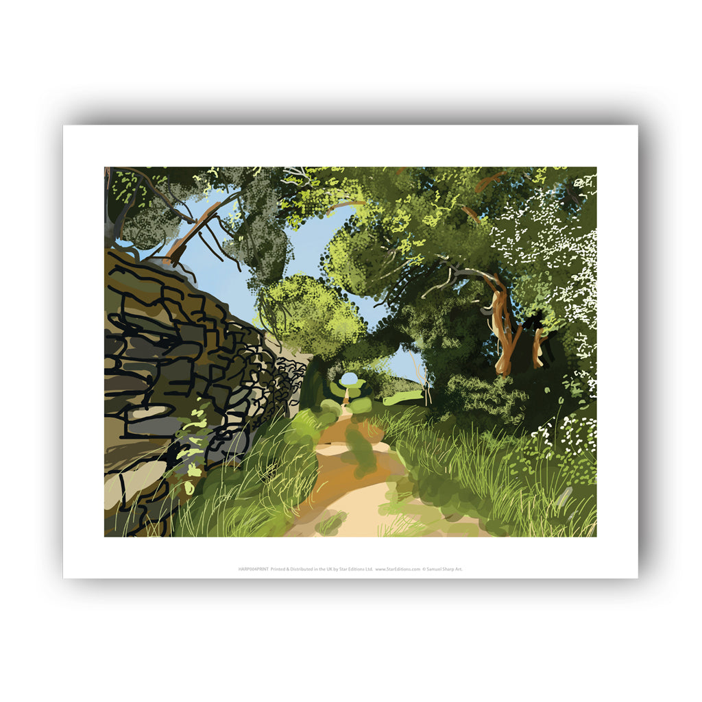 HARP004: Tree Tunnel in Summer, Bingley