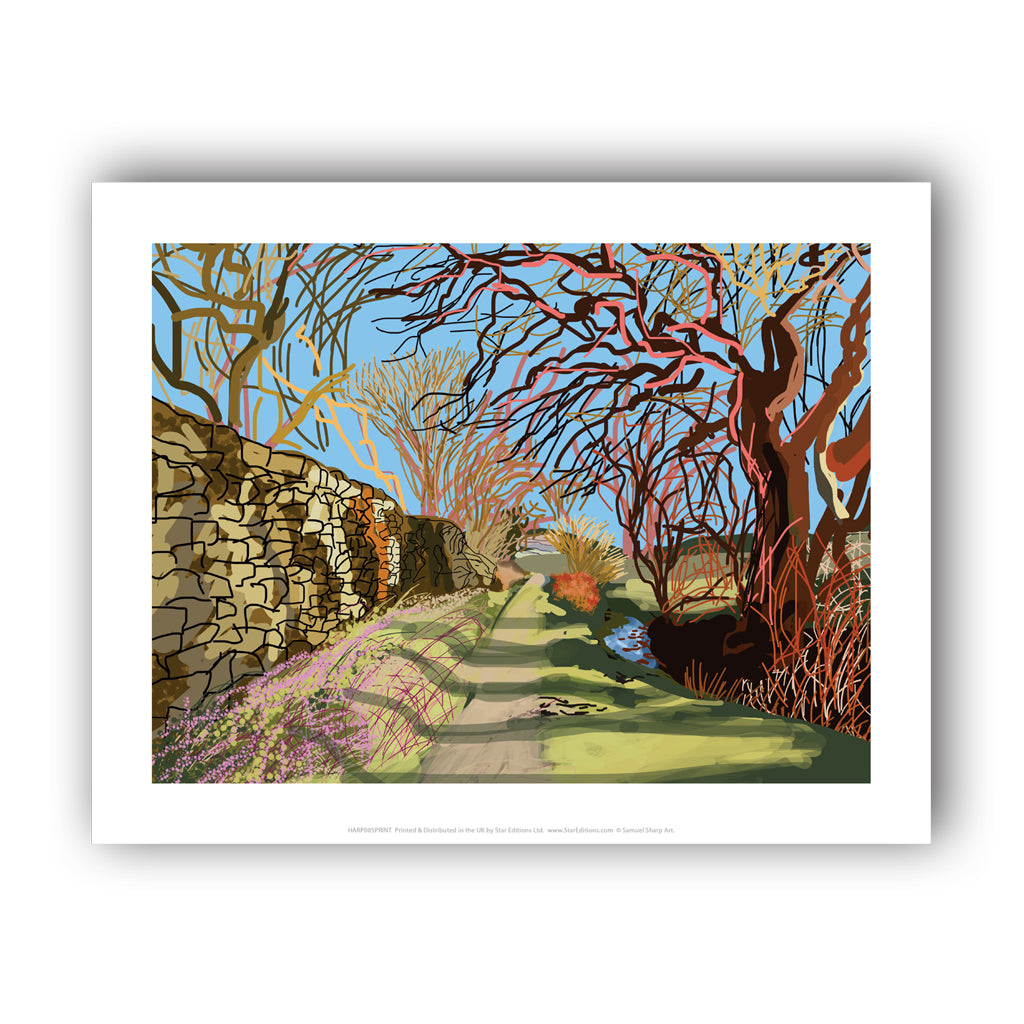 HARP005: Tree Tunnel in Winter, Bingley