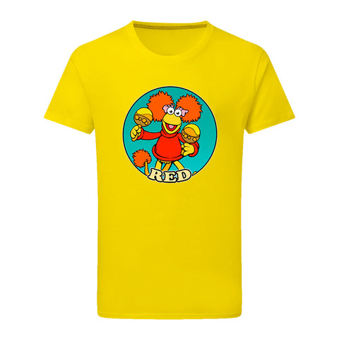 RED - Fraggle Rock Classic T-Shirt Yellow