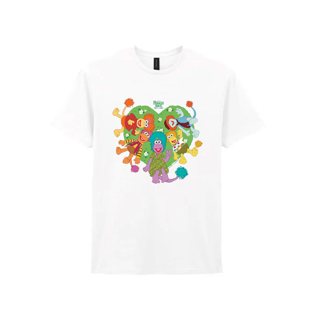 The Green Leafy Heart - Fraggle Rock T-Shirt White
