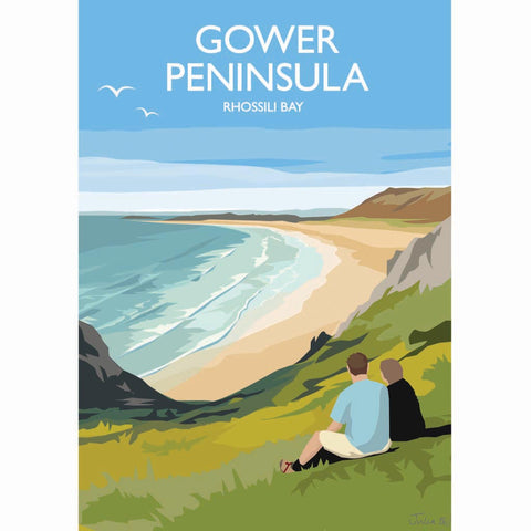 JSWALE007: Gower Peninsula, Rhossili Bay