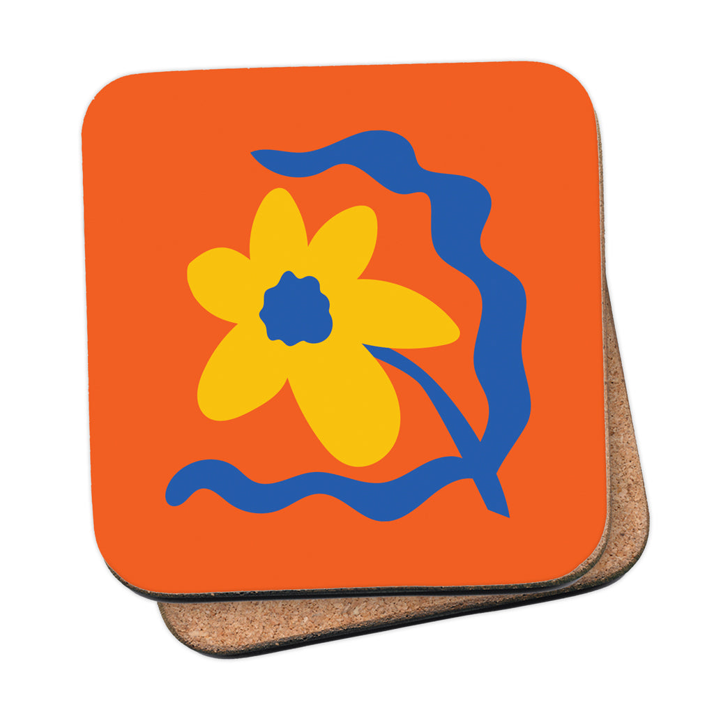 MACU004: Marie Curie Flower 1 Coaster - A Floral Hug Range
