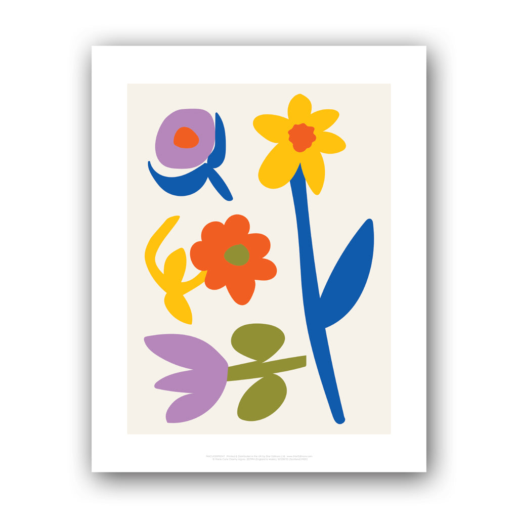 MACU010: Marie Curie Flower Arrangement 11"x14" Print - A Floral Hug Range