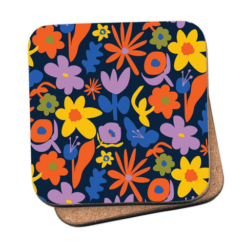 MACU014: Marie Curie Flower Repeat Coaster - A Floral Hug Range