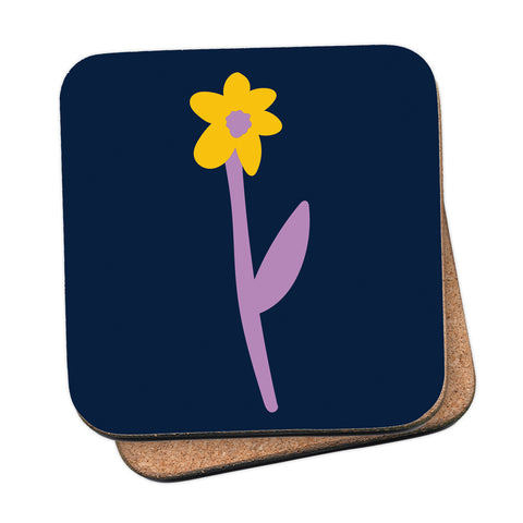 MACU017: Marie Curie Flower 1 Coaster - A Floral Hug Range