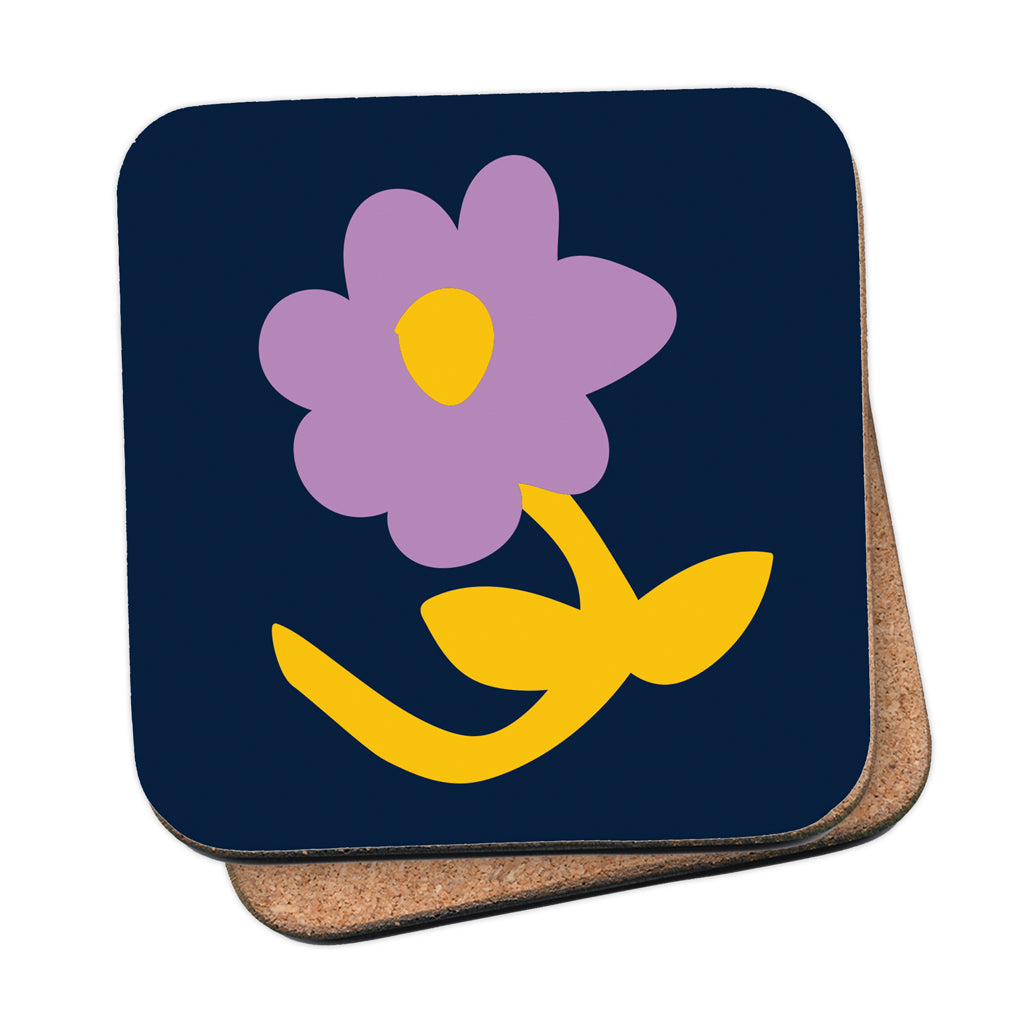 MACU022: Marie Curie Flower 3 Coaster - A Floral Hug Range
