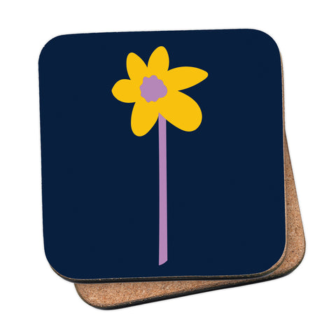 MACU023: Marie Curie Flower 4 Coaster - A Floral Hug Range