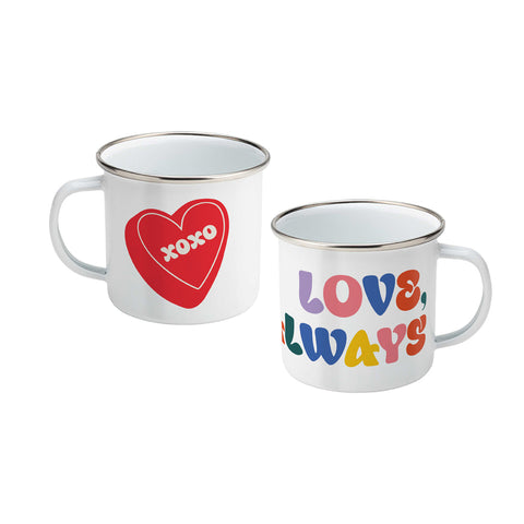 MACU035: Marie Curie Love, Always Enamel Mug - Thread of Love Range
