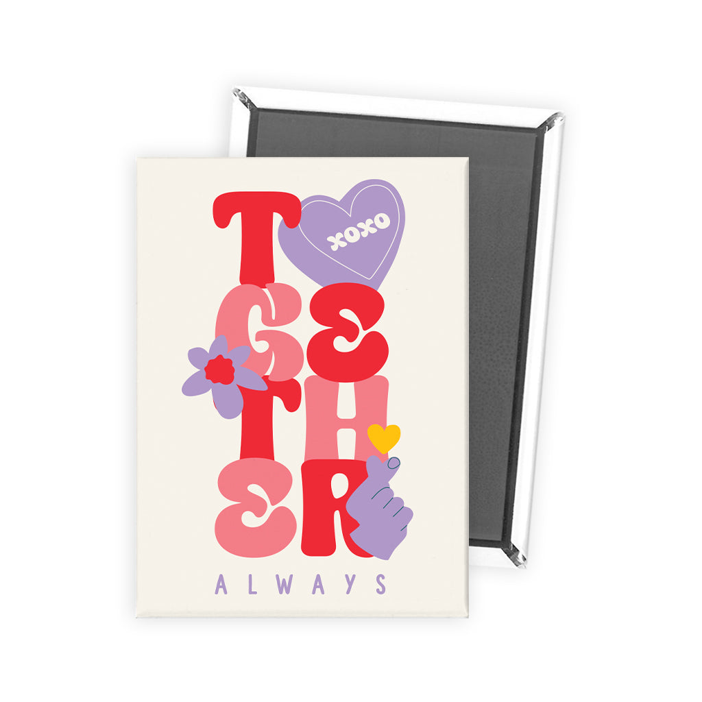 MACU040: Marie Curie Together Always (Portrait) Magnet - Thread of Love Range