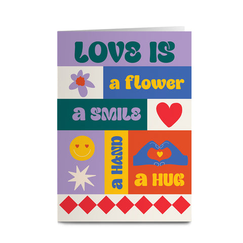 MACU041: Marie Curie Love is... Greeting Card - Thread of Love Range