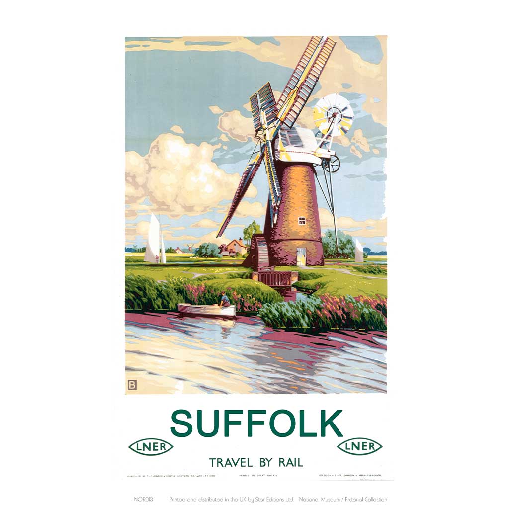 NOR013PWH: Suffolk Windmill