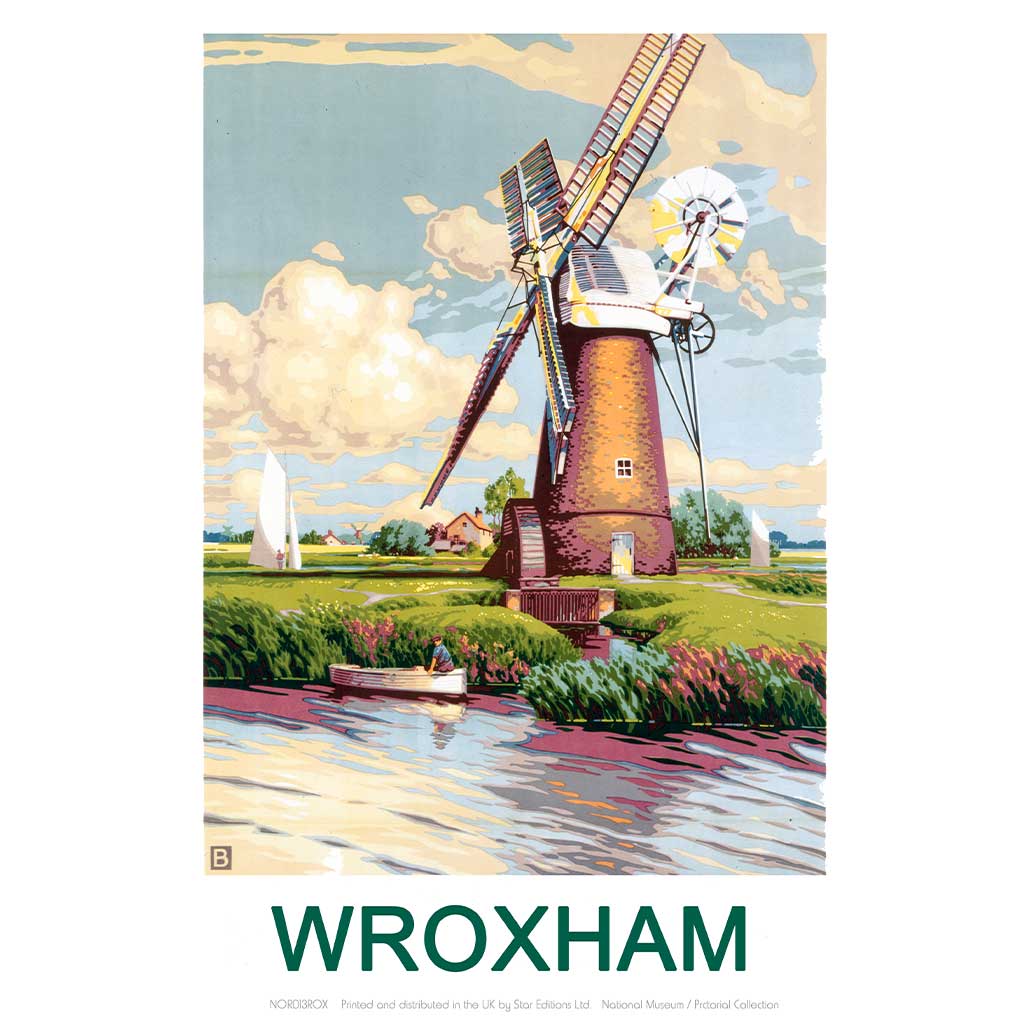 NOR013ROX: Wroxham Windmill