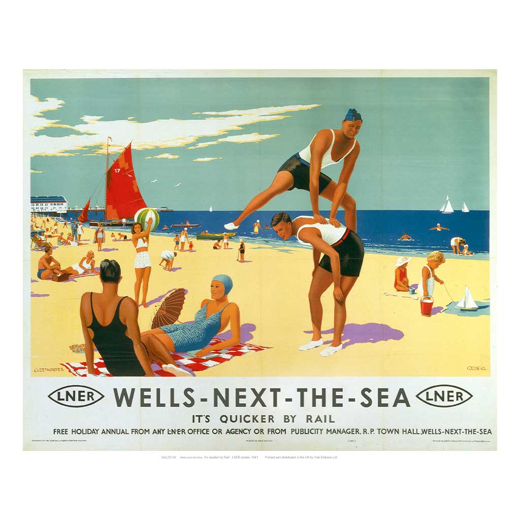 RAIL091w: Wells Next The Sea - Beach