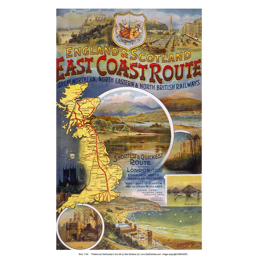 RAIL1145: England and Scotland East Coast Route