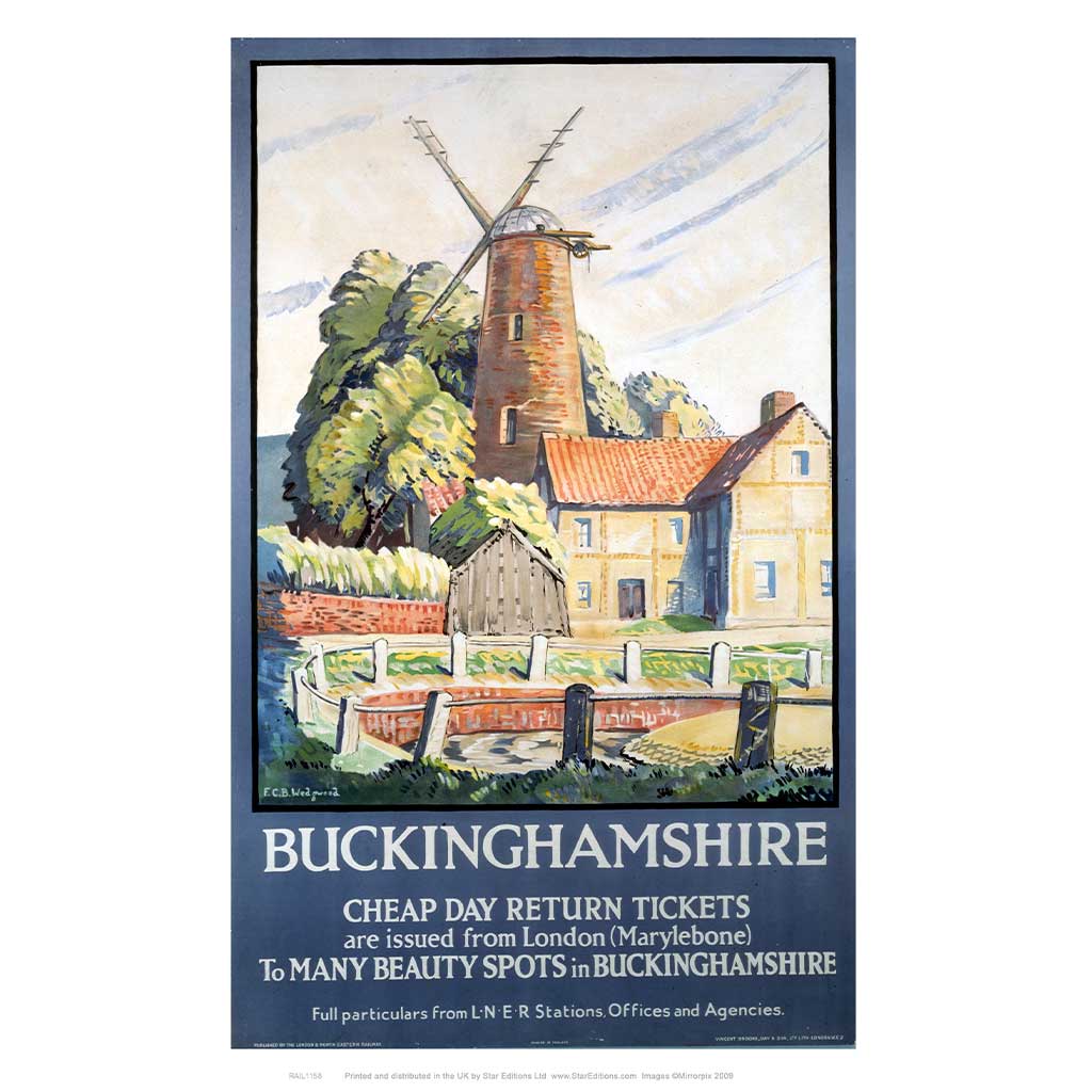 RAIL1158: Buckinghamshire - Beauty Spots
