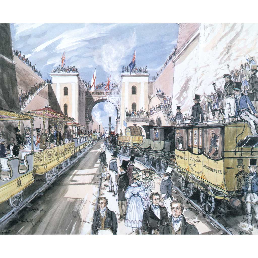 RAIL2262: The Opening of the Liverpool-Manchester Railway Drawing