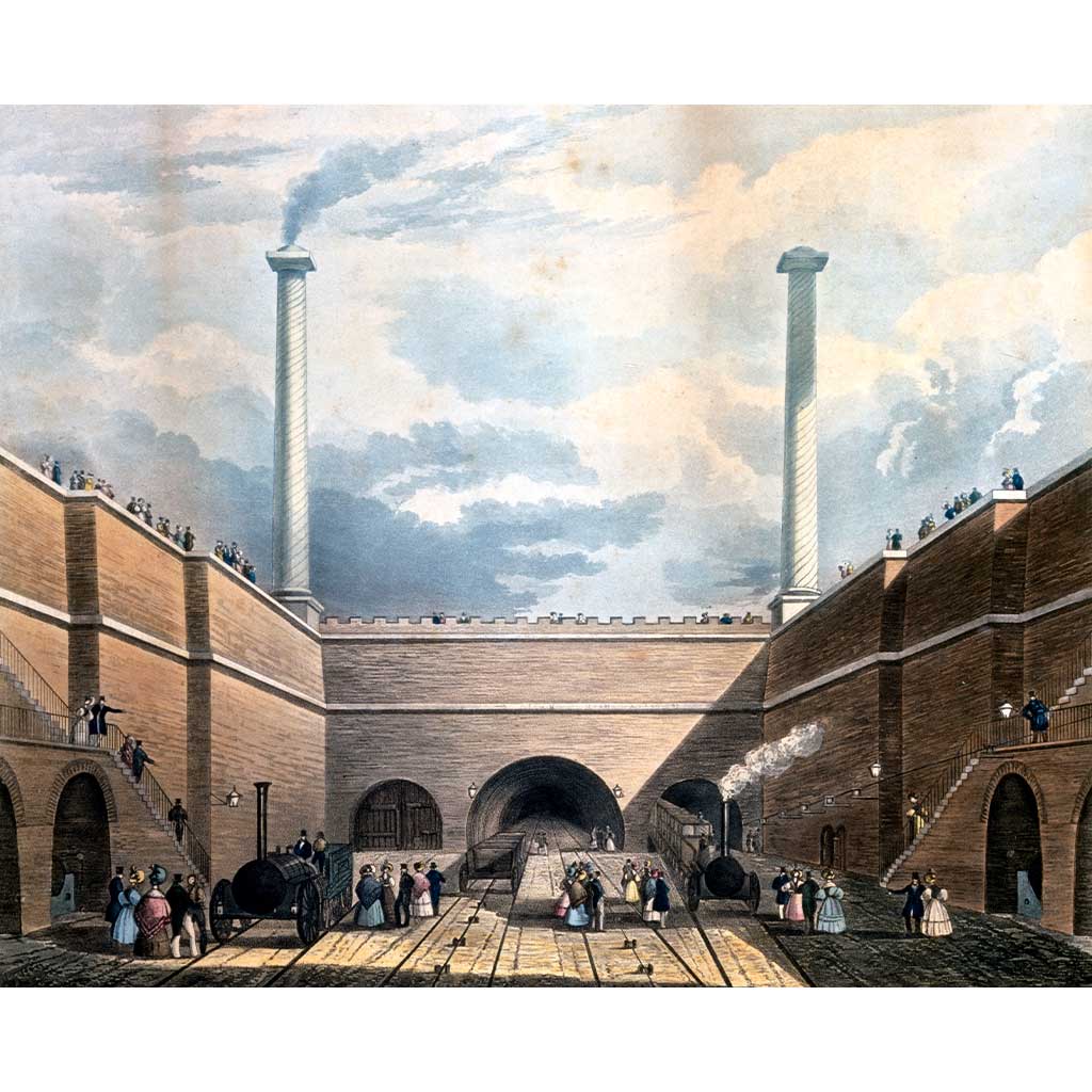 RAIL2265: Railway Station Drawing