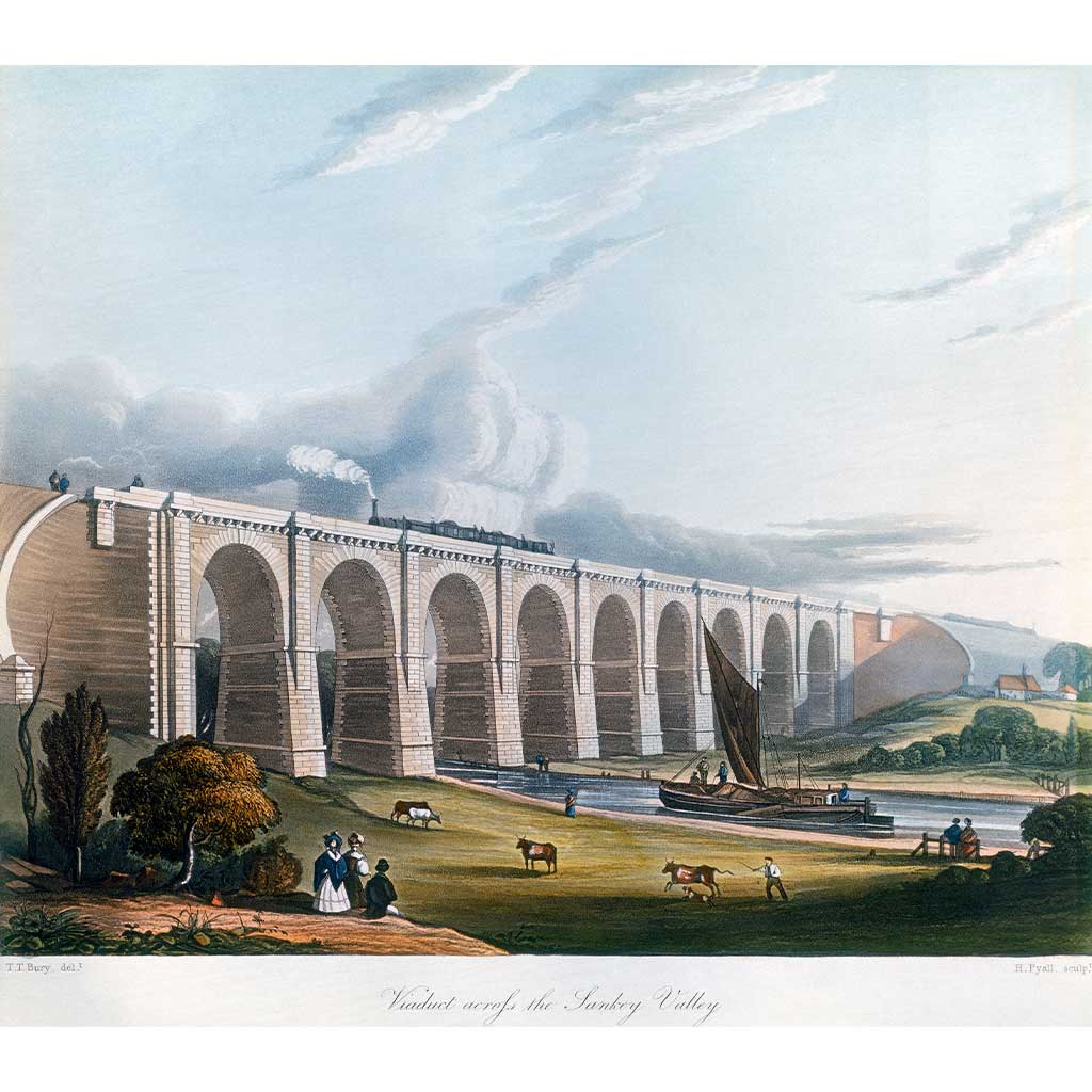 RAIL2269: Viaduct across the Sankey Valley