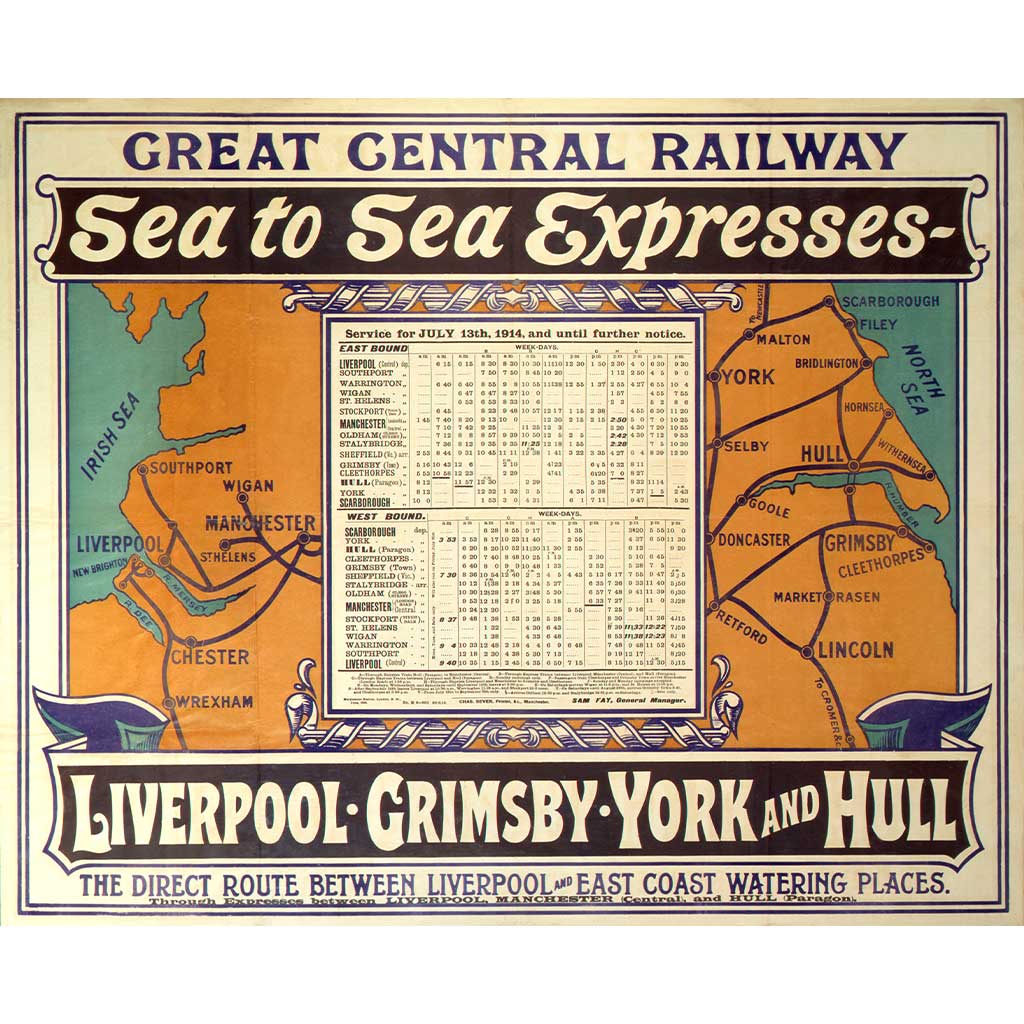 RAIL2275: Sea to Sea Expresses - Liverpool, Grimsby, York and Hull