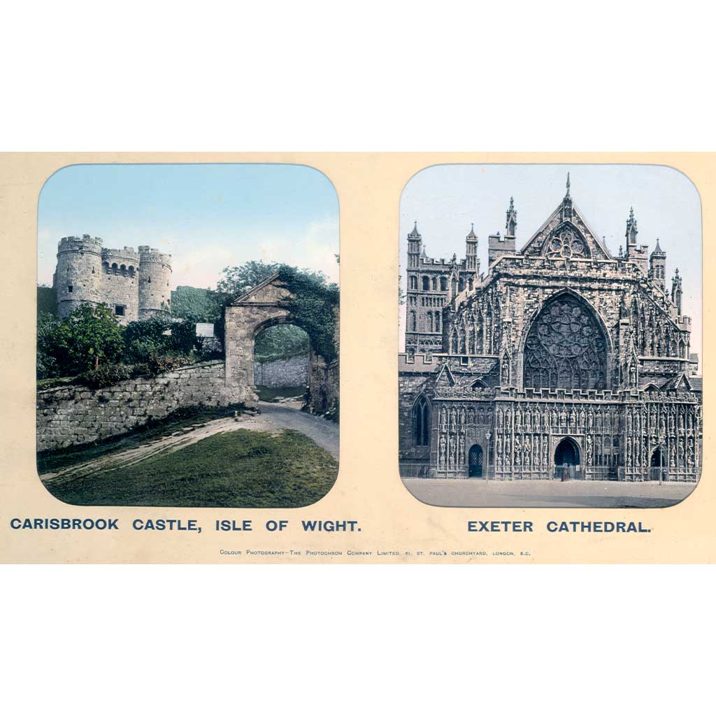 RAIL2377: Carisbrooke Castle, Isle Of Wight, Exeter Cathedral