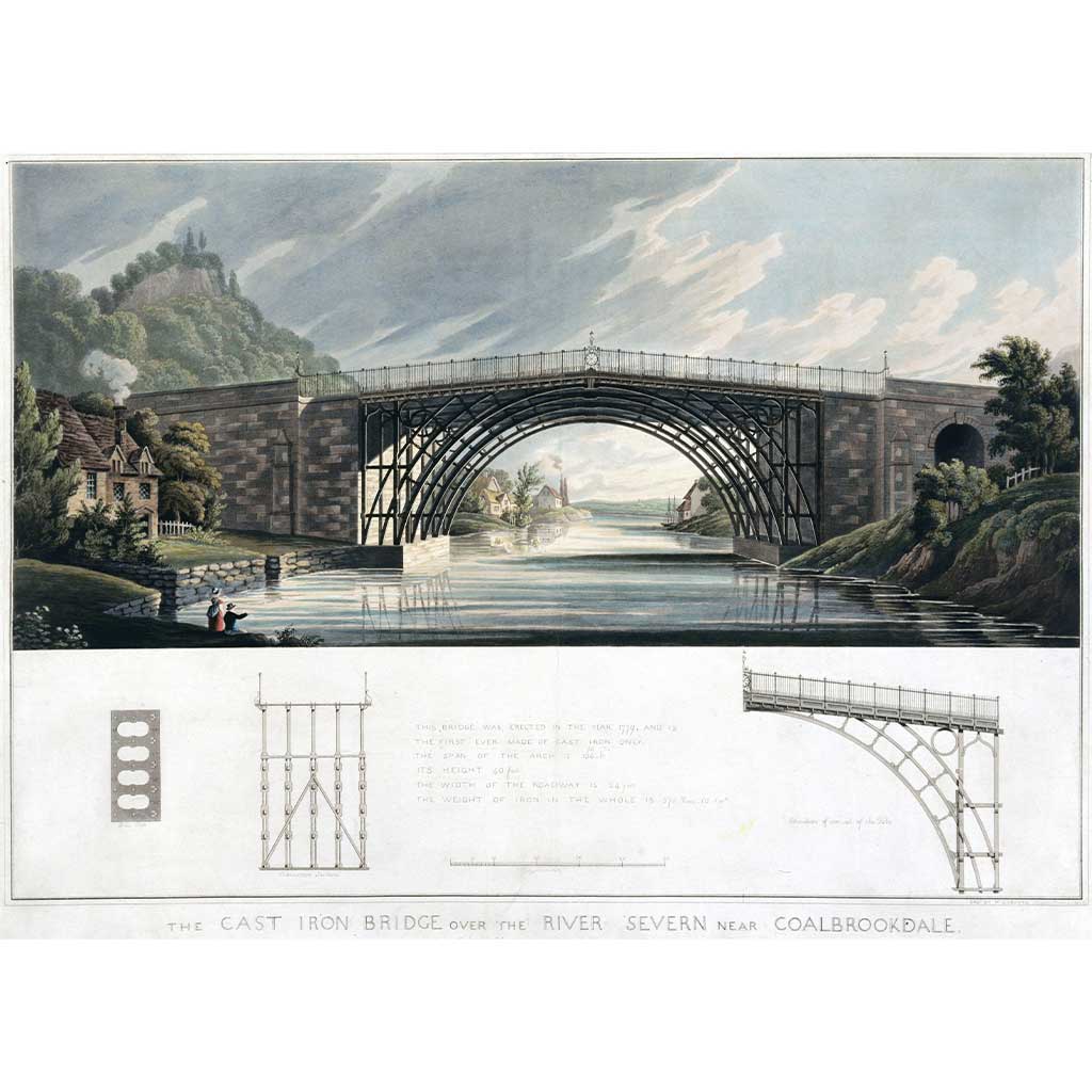 RAIL2439: The Cast Iron Bridge over River Severn