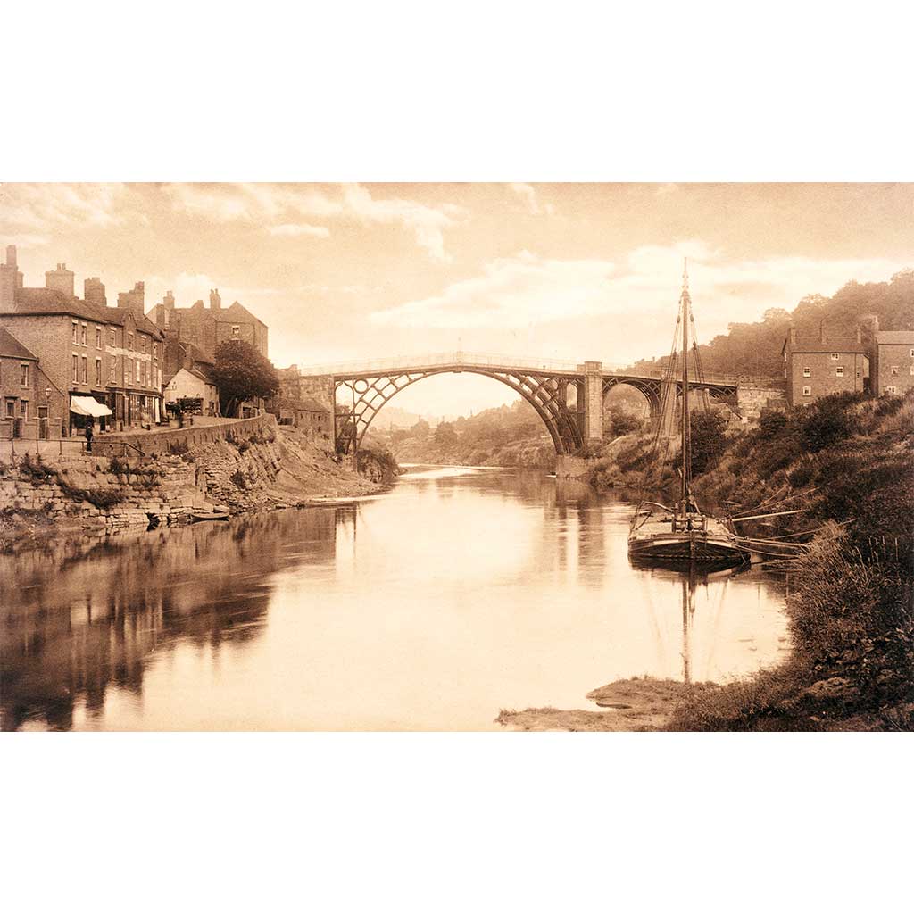 RAIL2441: The Cast Iron Bridge over River Severn