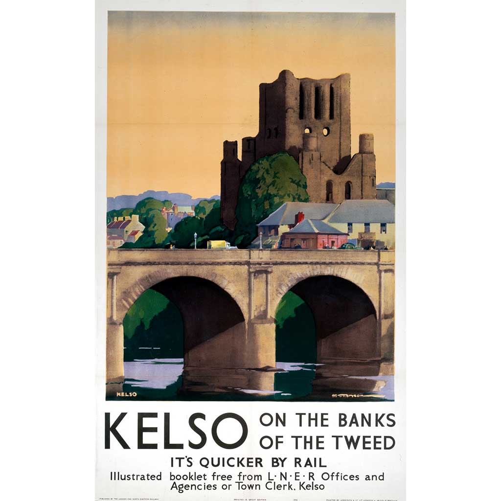 RAILSCOT001: Kelso on the banks of the Tweed