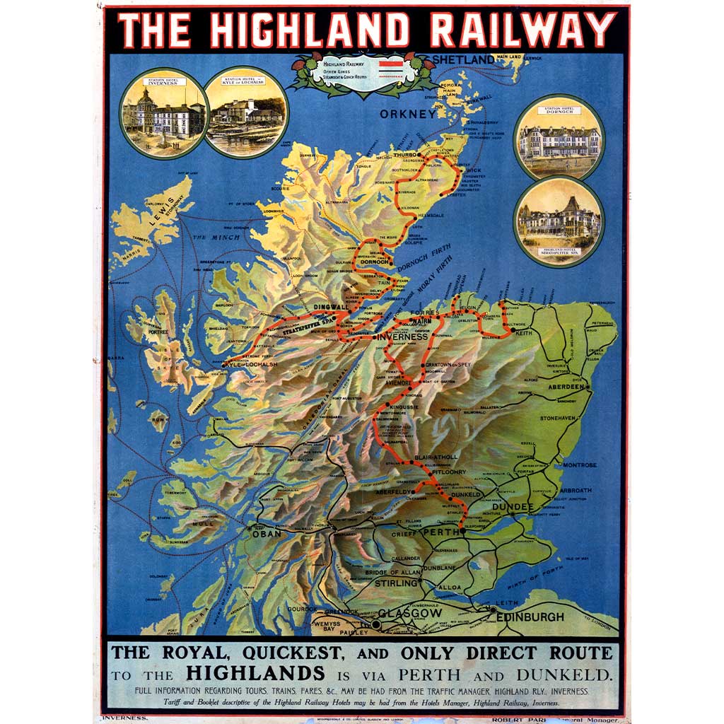 RAILSCOT002: The Highland Railway via Perth and Dunkeld
