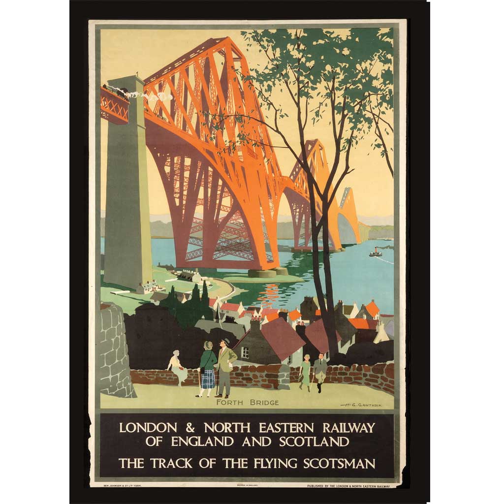 SCOT007: Forth Bridge, Track of the Flying Scotsman