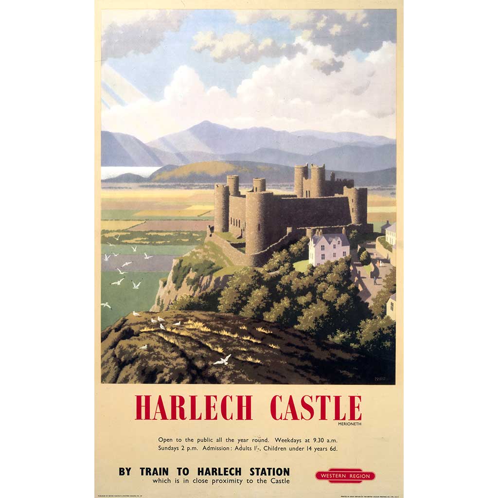 SSPL_10170661_HighRes: Harlech Castle, Merioneth
