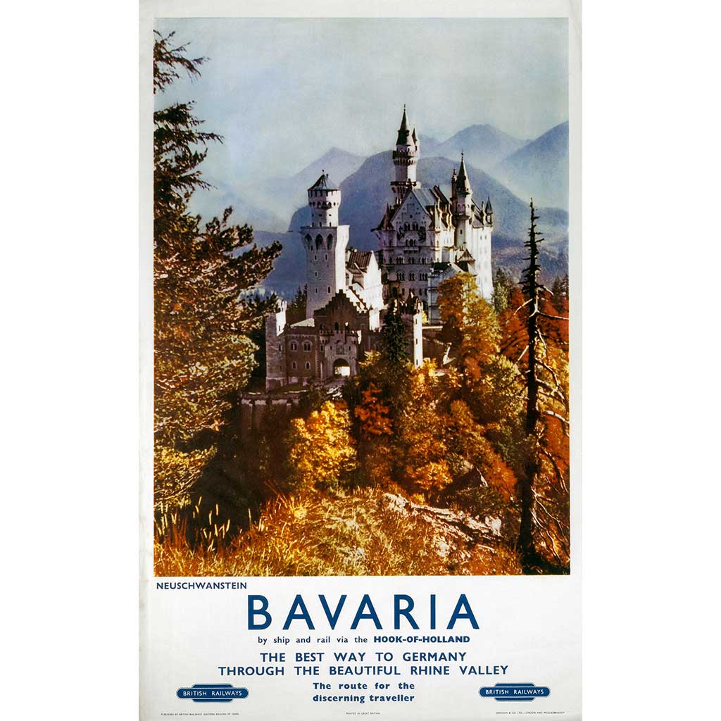 SSPL_10171397_HighRes: Neushwanstein, Bavaria - Beautiful Rhine Valley