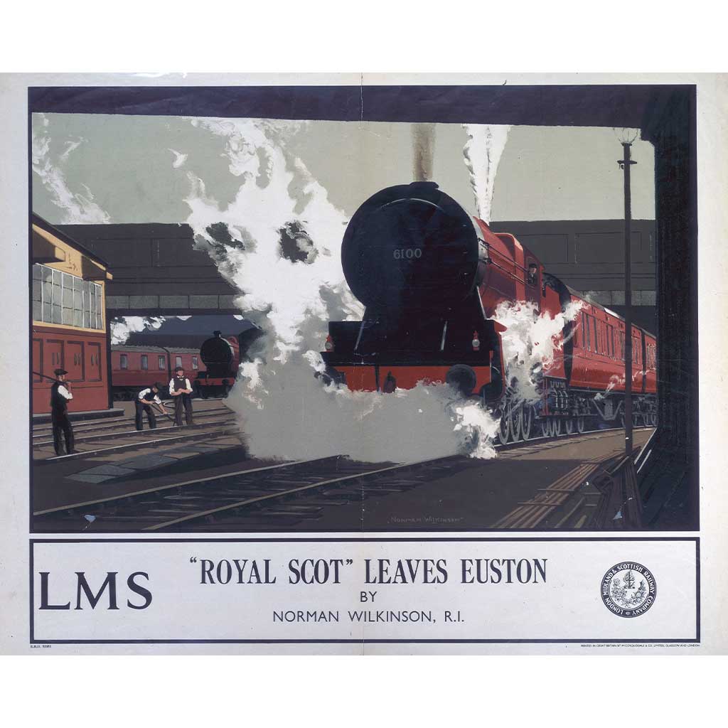 SSPL_10173244_HighRes: The Royal Scot Leaves Euston - LMS
