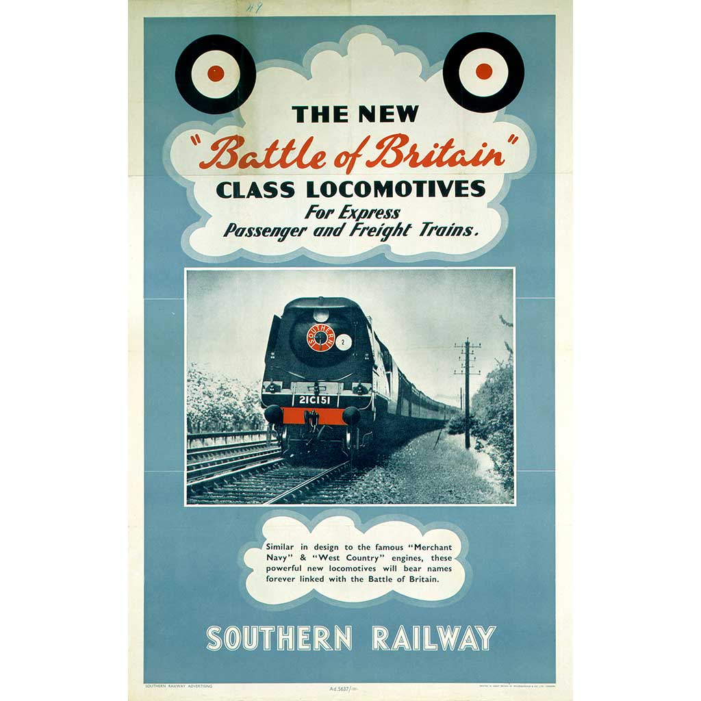SSPL_10174956_HighRes: The New Battle of Britains Locomotive - Southern Railway