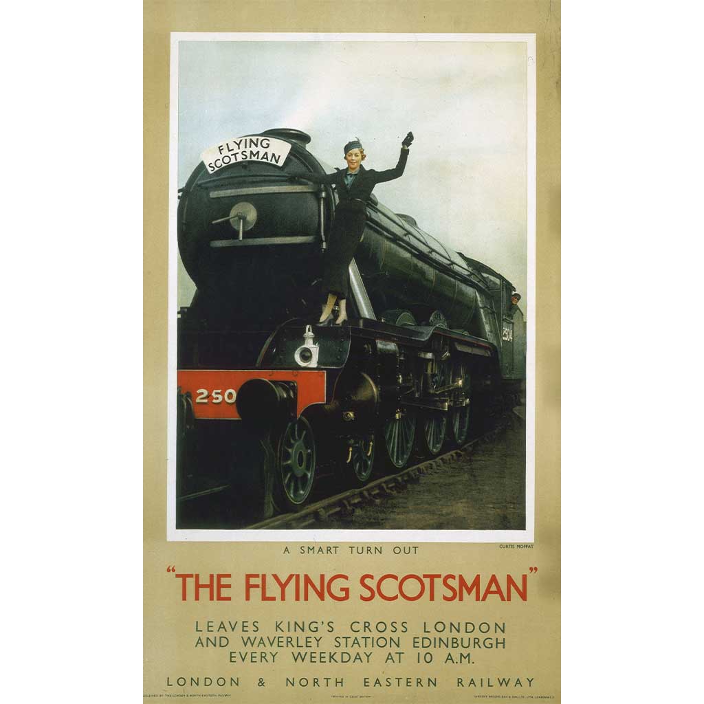 SSPL_10175998_HighRes: The Flying Scotsman Leaves King's Cross