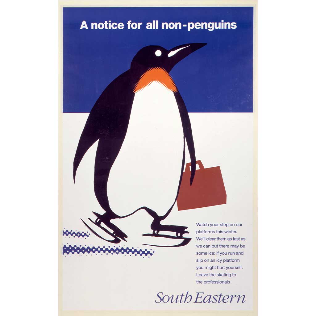 SSPL_10305932_HighRes: A notice to all non-penguins - South Eastern