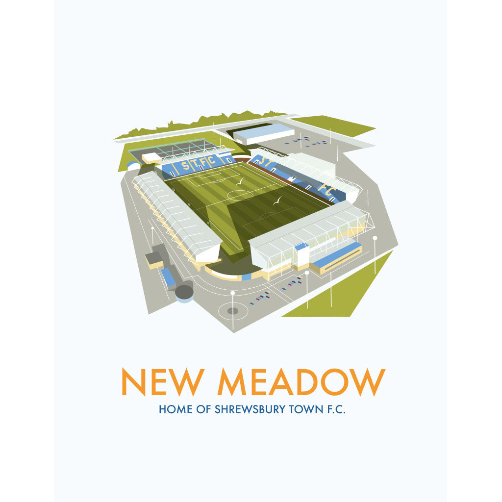 THOMPSON1189: New Meadow, Home of Shrewsbury Town F.C.