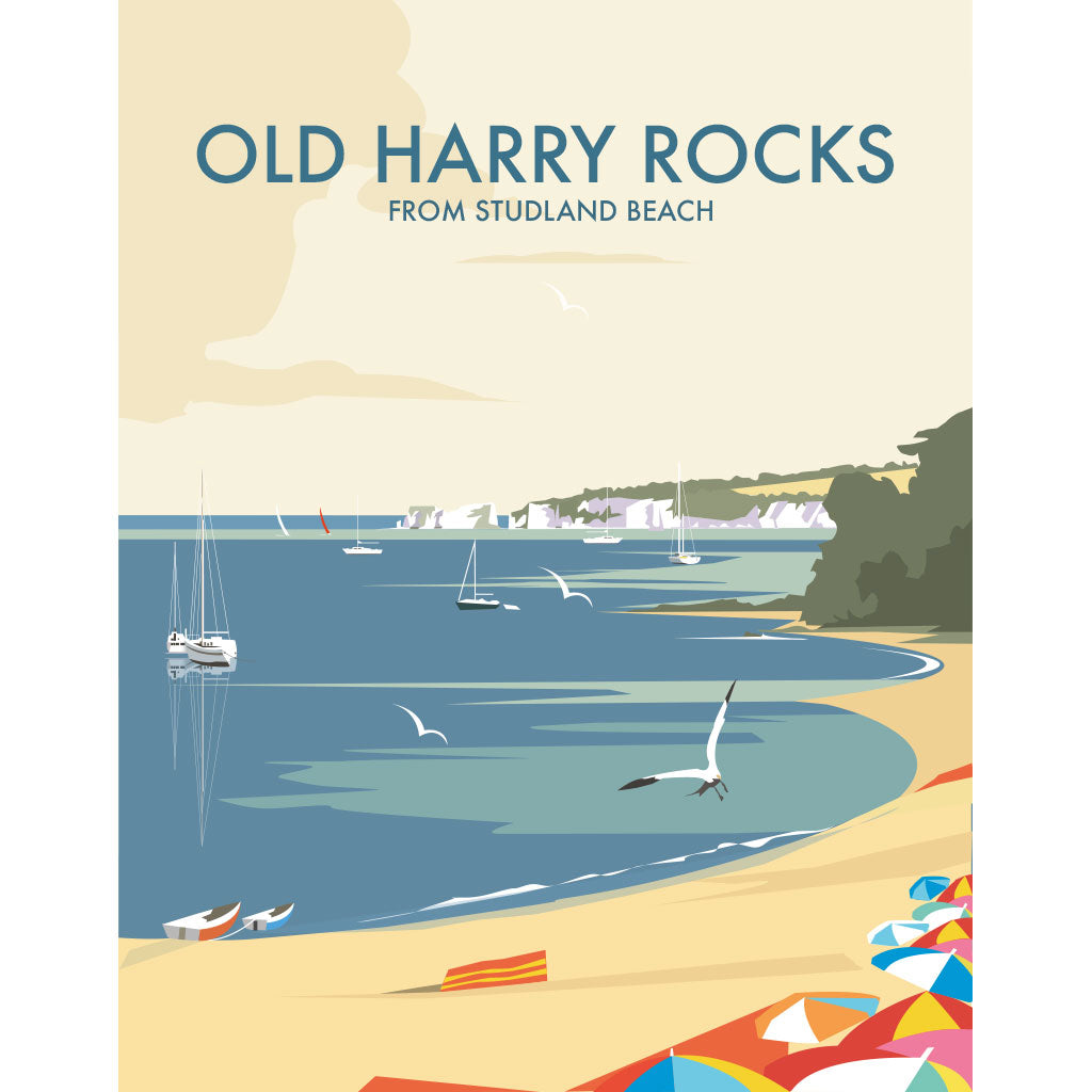 THOMPSON1270: Old Harry Rocks From Studland Beach