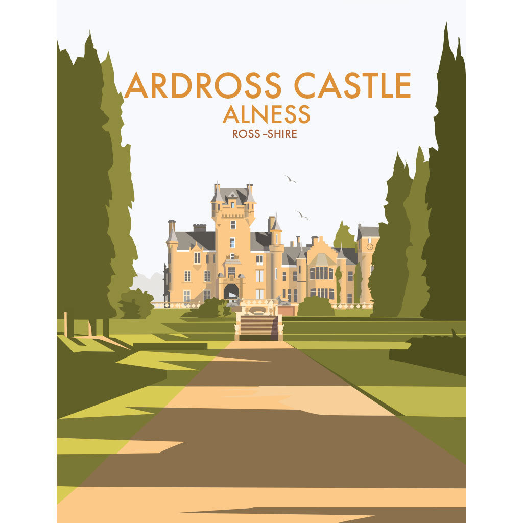 THOMPSON1276: Ardross Castle Alness, Ross-Shire