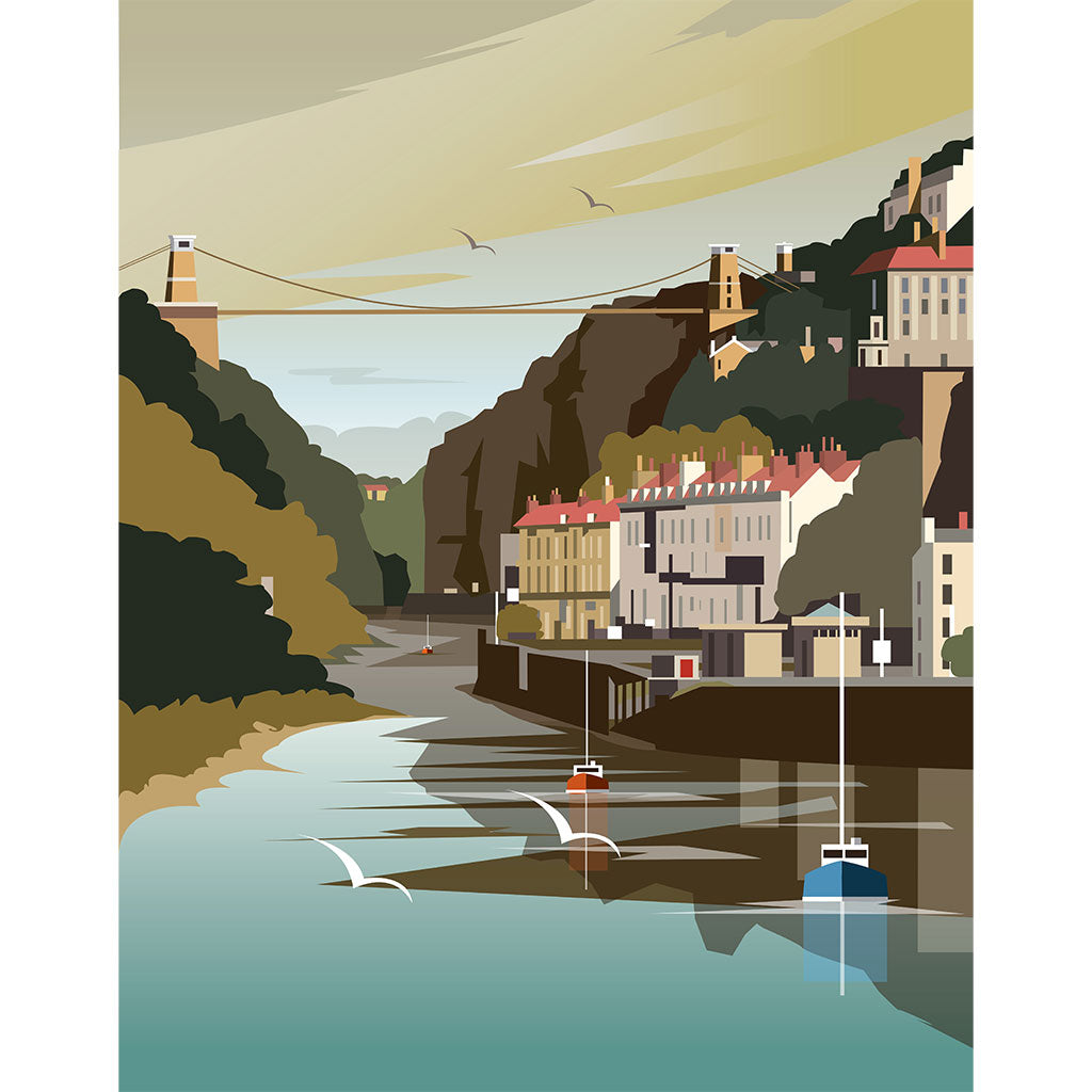 THOMPSON700: River, City, Bridge Print No Name