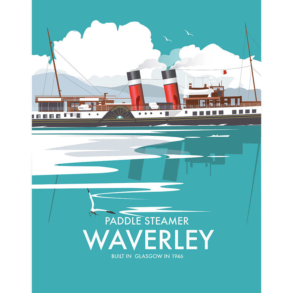 THOMPSON774: Waverley, Paddle Steamer, Glasgow