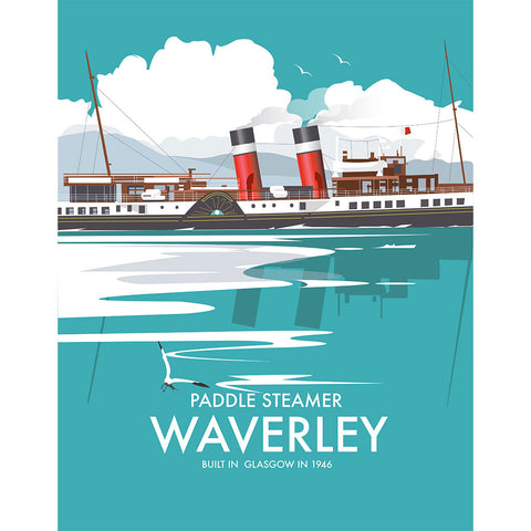 THOMPSON774: Waverley, Paddle Steamer, Glasgow