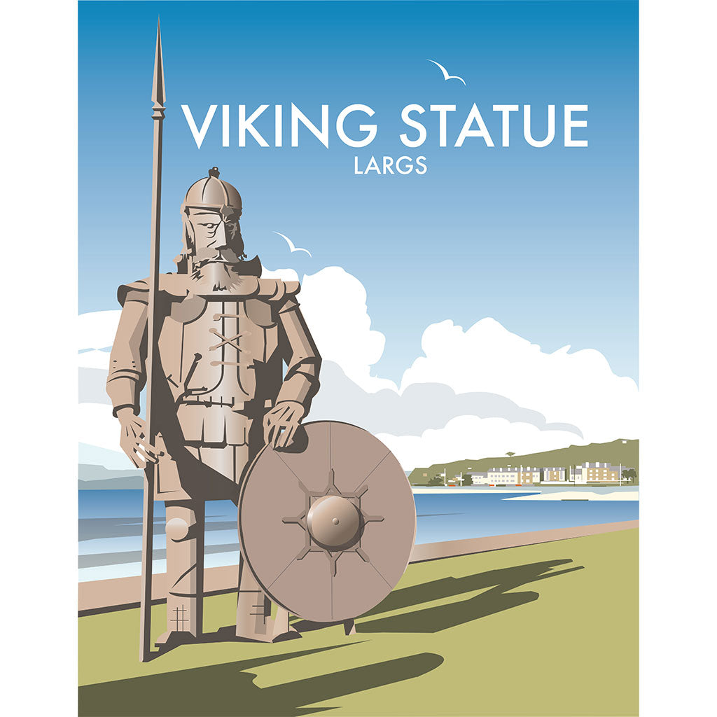 THOMPSON780: Viking Statue, Largs, Scotland